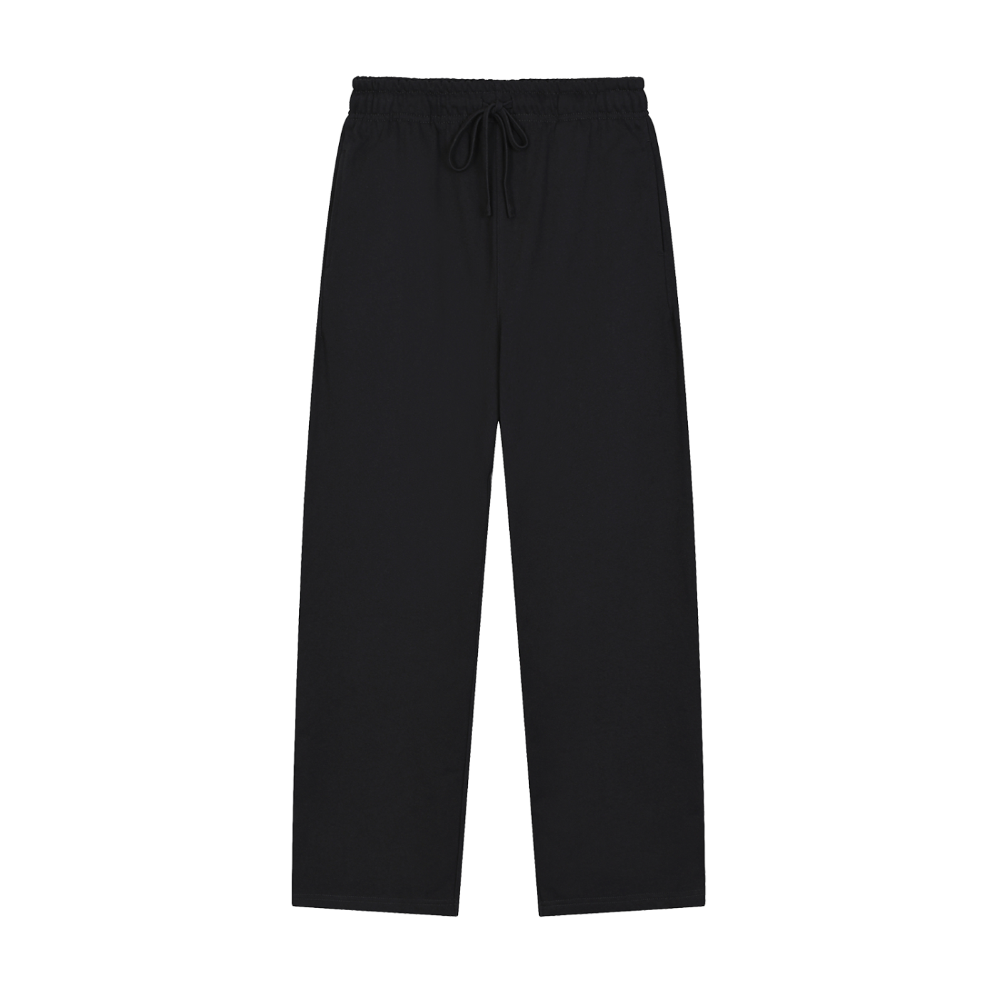 Black pants on a white background