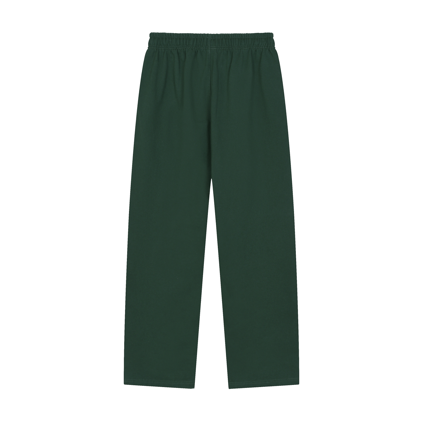 Green pants on a white background