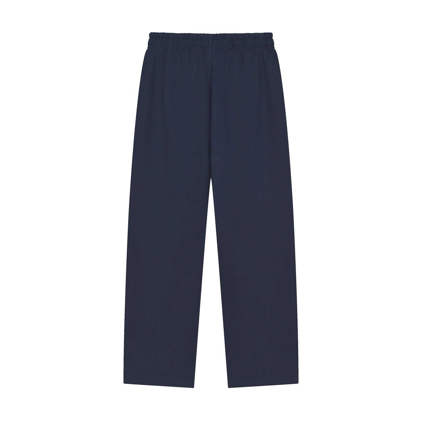 Navy blue pants on a white background