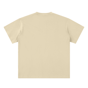 Beige t-shirt on a white background
