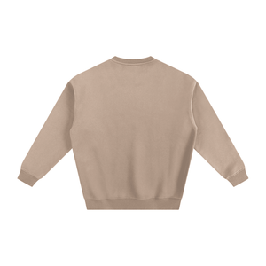 Beige sweatshirt on a white background