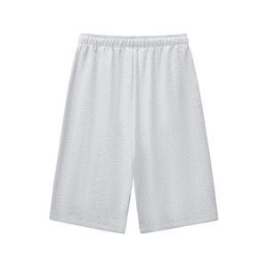 Gray shorts on a white background