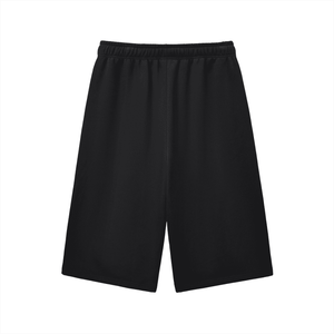 Black shorts on a white background