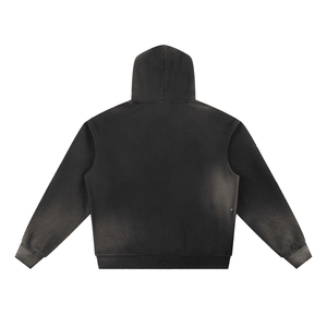 Black hoodie on a white background
