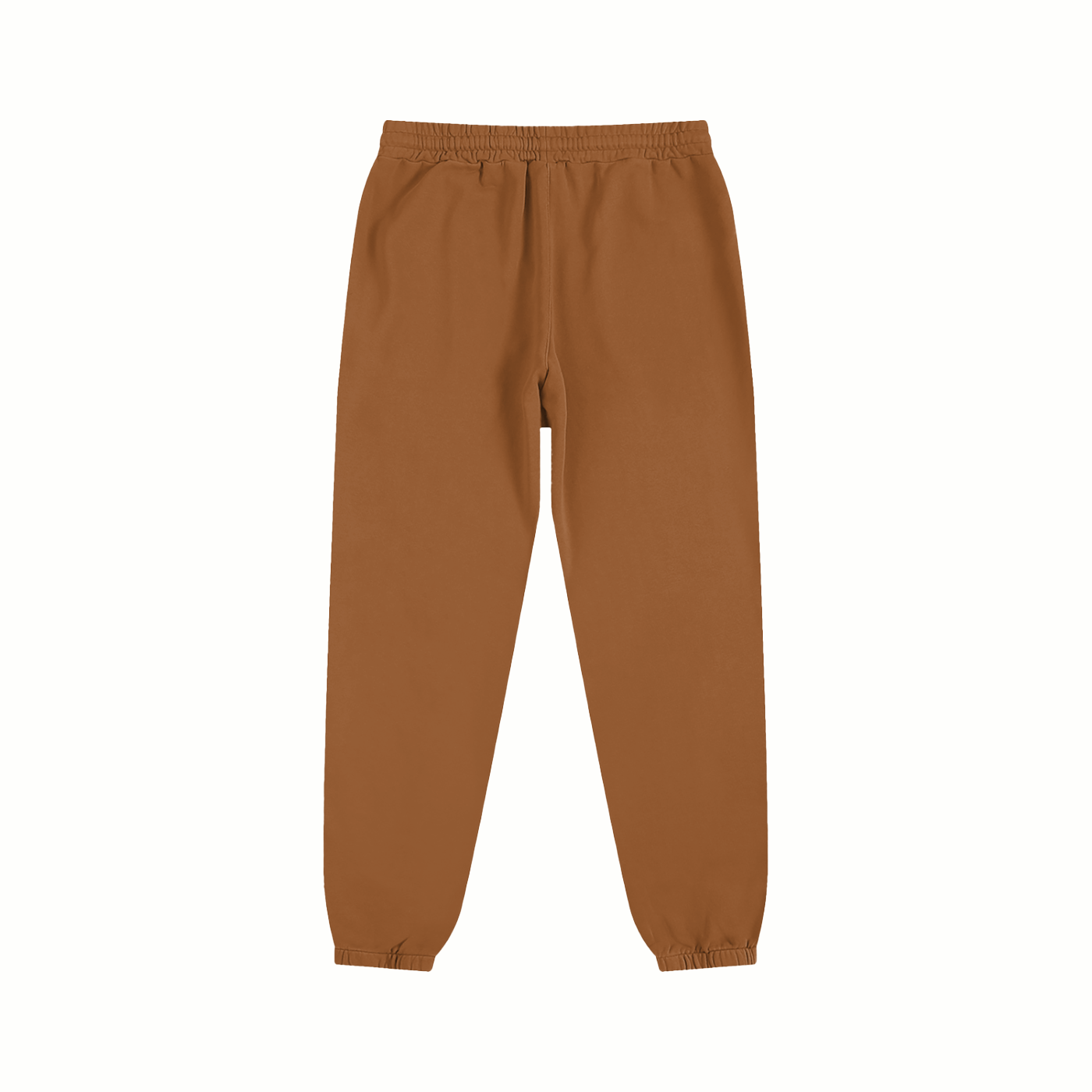 Brown sweatpants on a white background