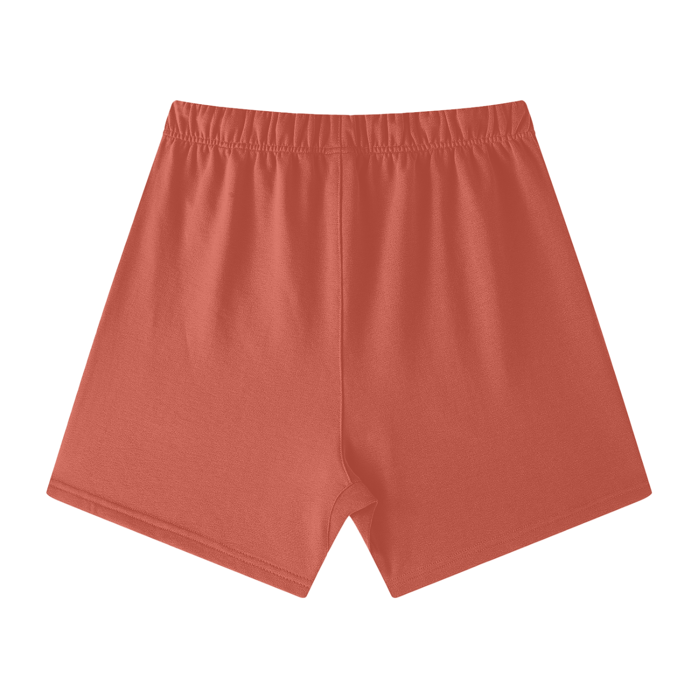 Red shorts on a white background