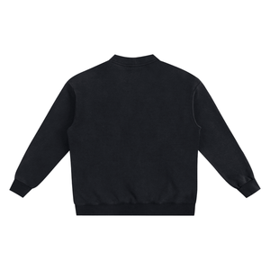 Black sweatshirt on a white background