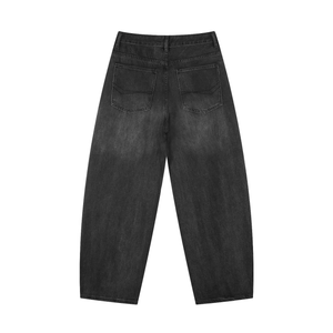 Black jeans on a white background