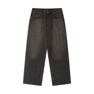 Black jeans on a white background