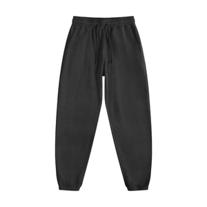 Black sweatpants on a white background