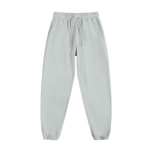 Light gray sweatpants on a white background