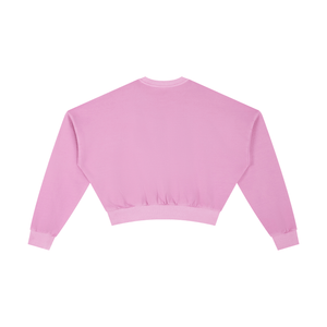 Pink sweatshirt on a white background