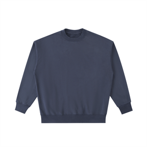 Navy blue sweatshirt on a white background