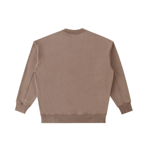 Brown sweatshirt on a white background