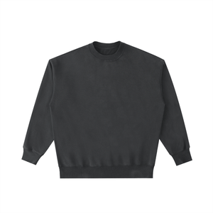 Black sweatshirt on a white background