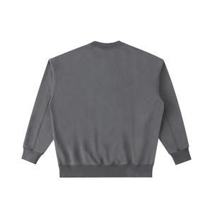 Gray sweatshirt on a white background