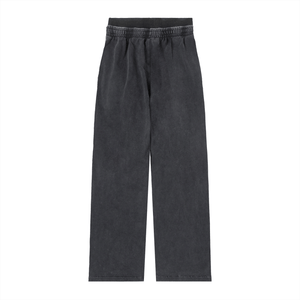 Dark gray pants on a white background