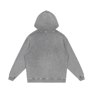 Gray hoodie on a white background