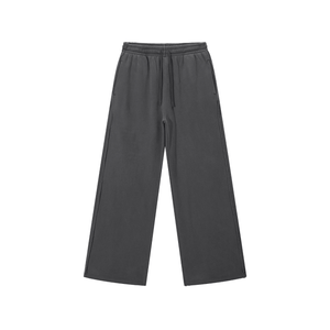 Dark gray pants on a white background