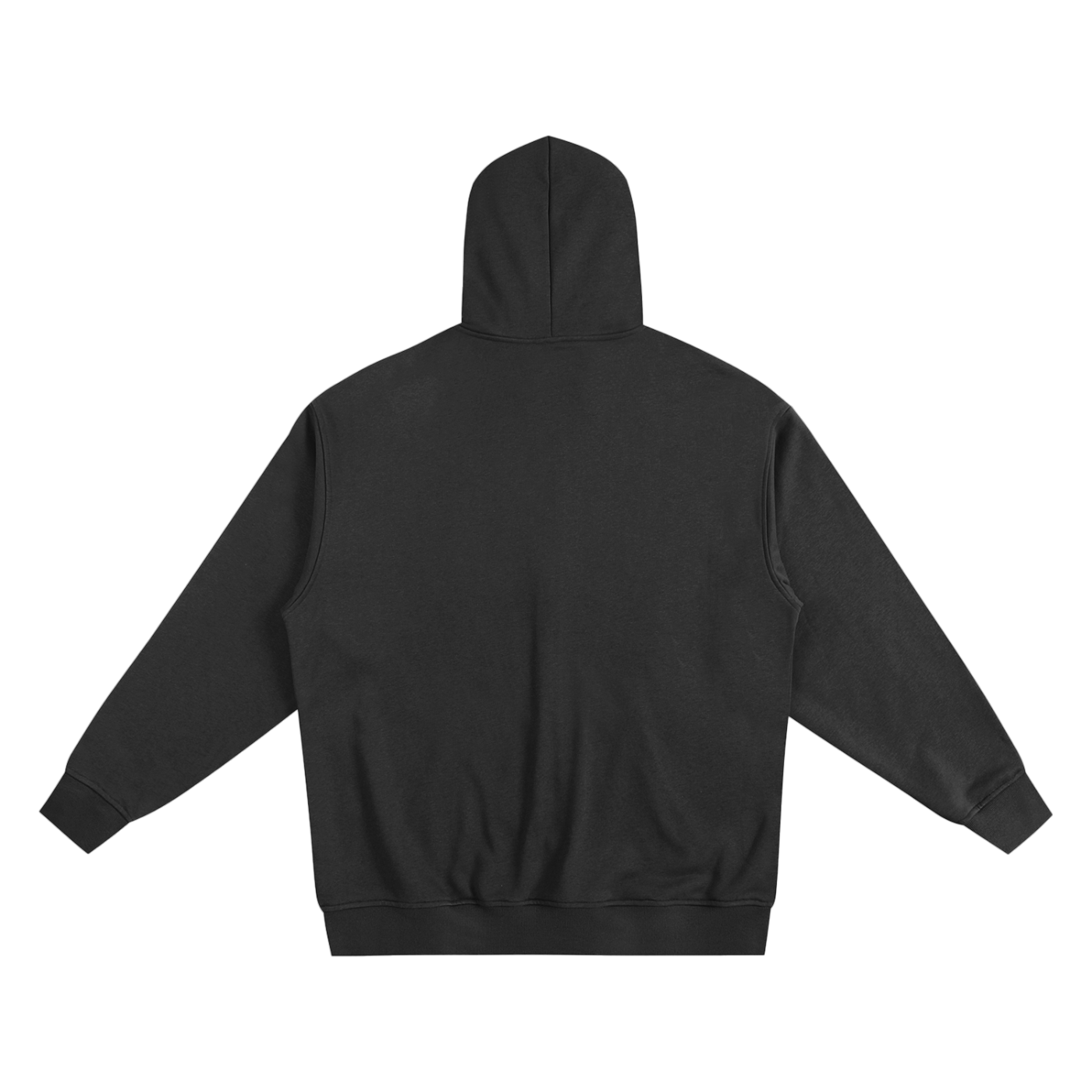 Black hoodie on a white background
