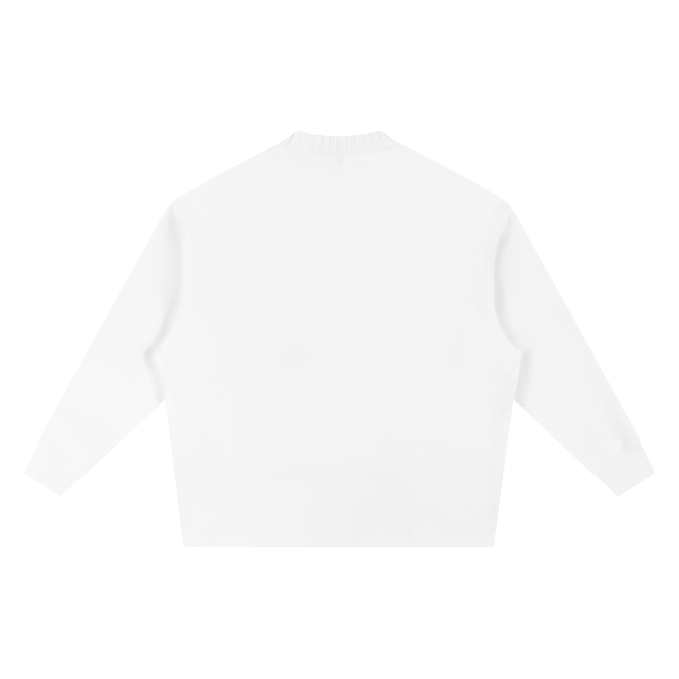 Plain white t-shirt on a light gray background
