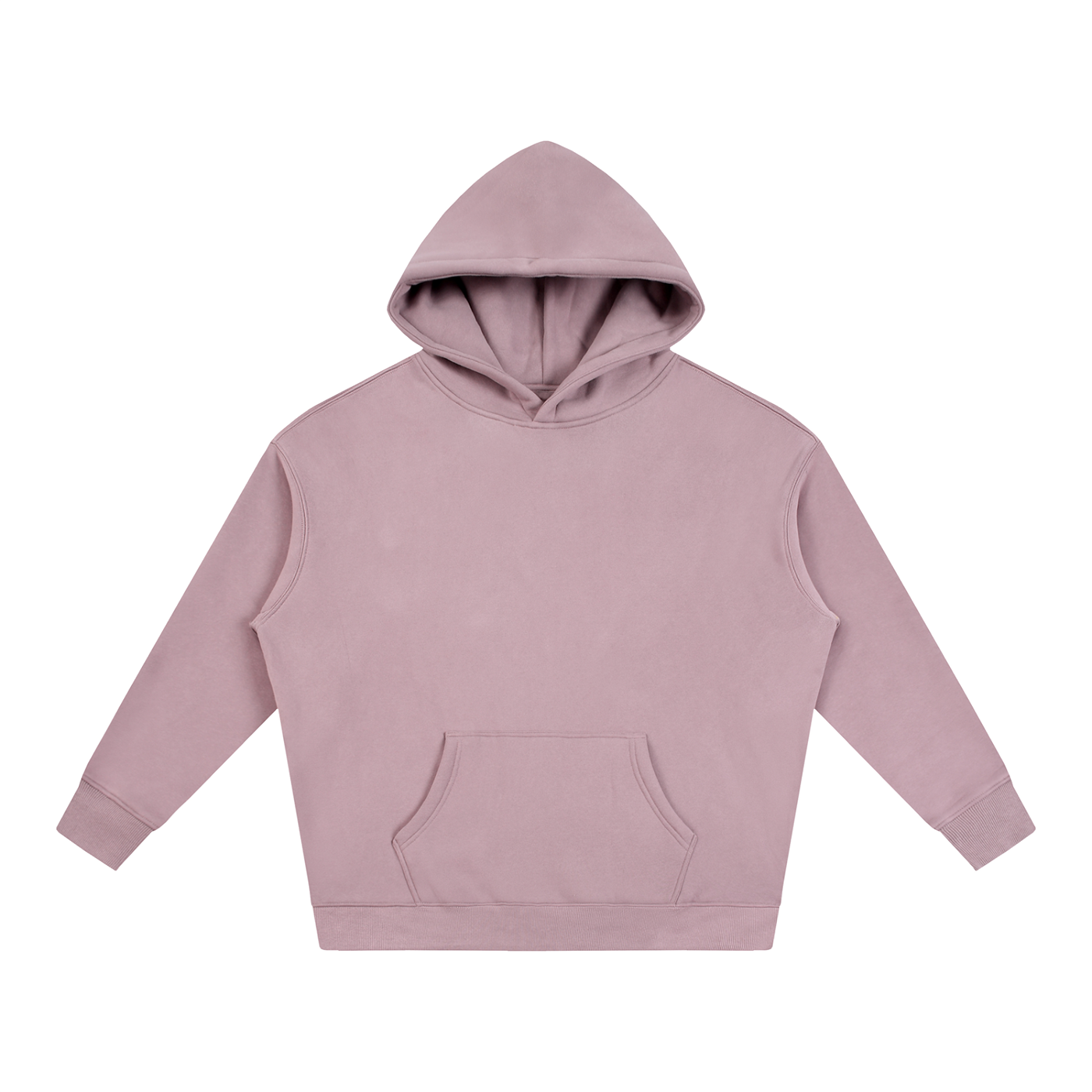 Pink hoodie on a white background
