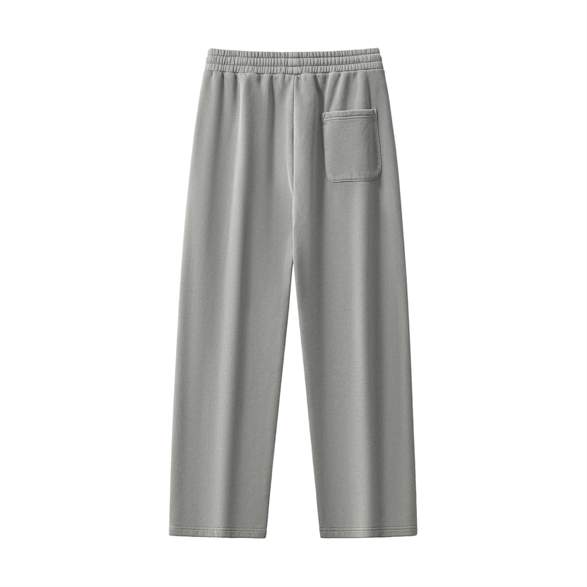 Gray sweatpants on a white background