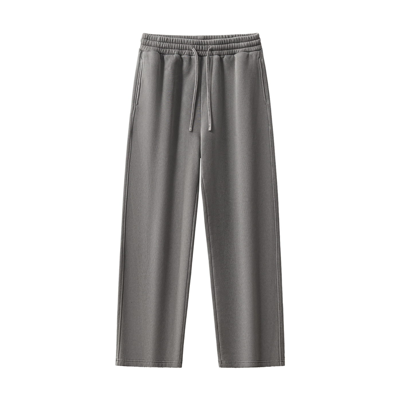 Gray pants on a white background