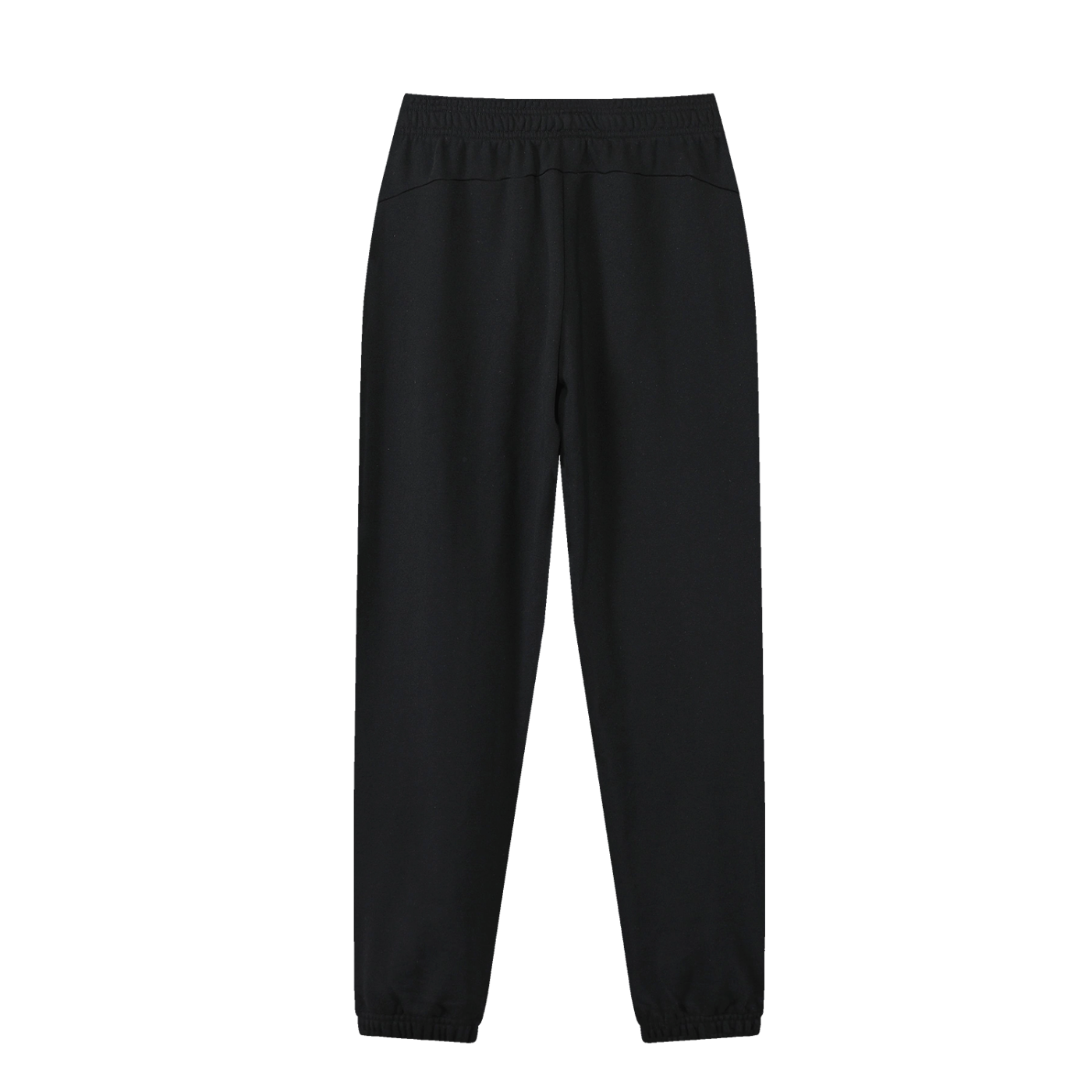 Black pants on a white background