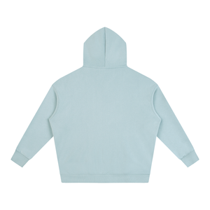 Light blue hoodie on a white background