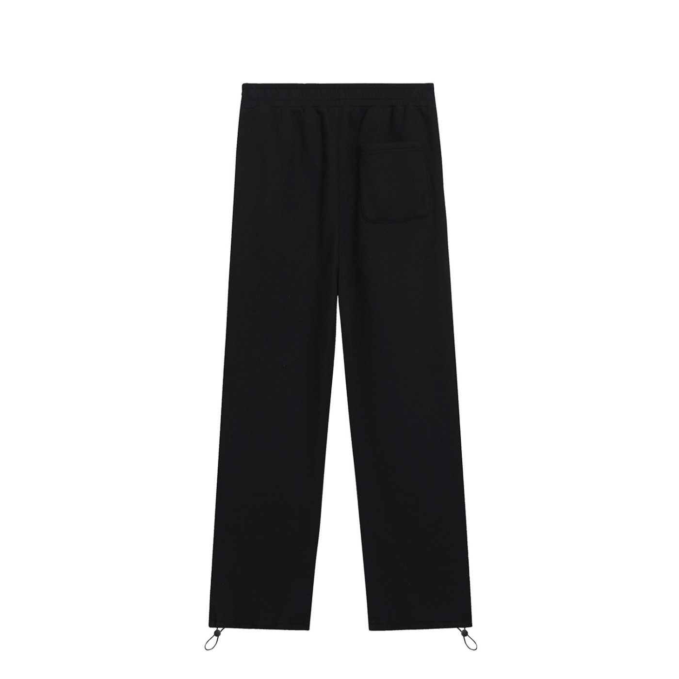 Black pants on a white background