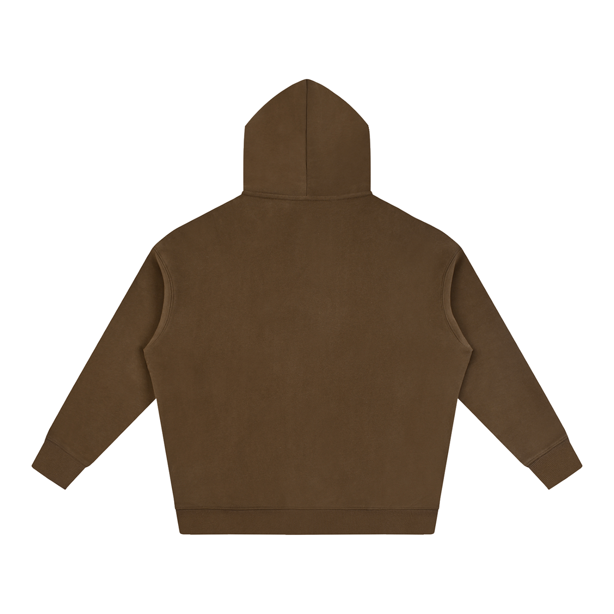 Brown hoodie on a white background