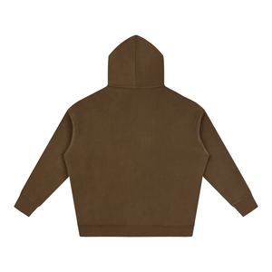 Brown hoodie on a white background
