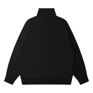 Black sweatshirt on a white background