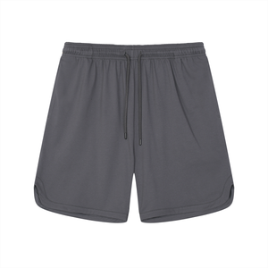 Gray shorts on a white background