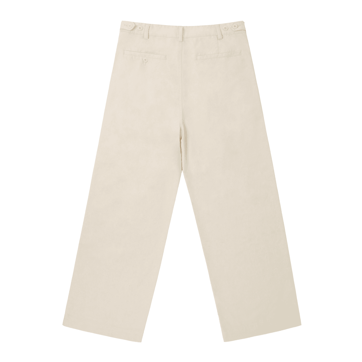 Beige pants on a white background