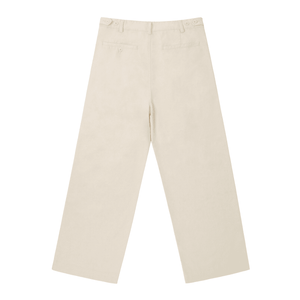 Beige pants on a white background