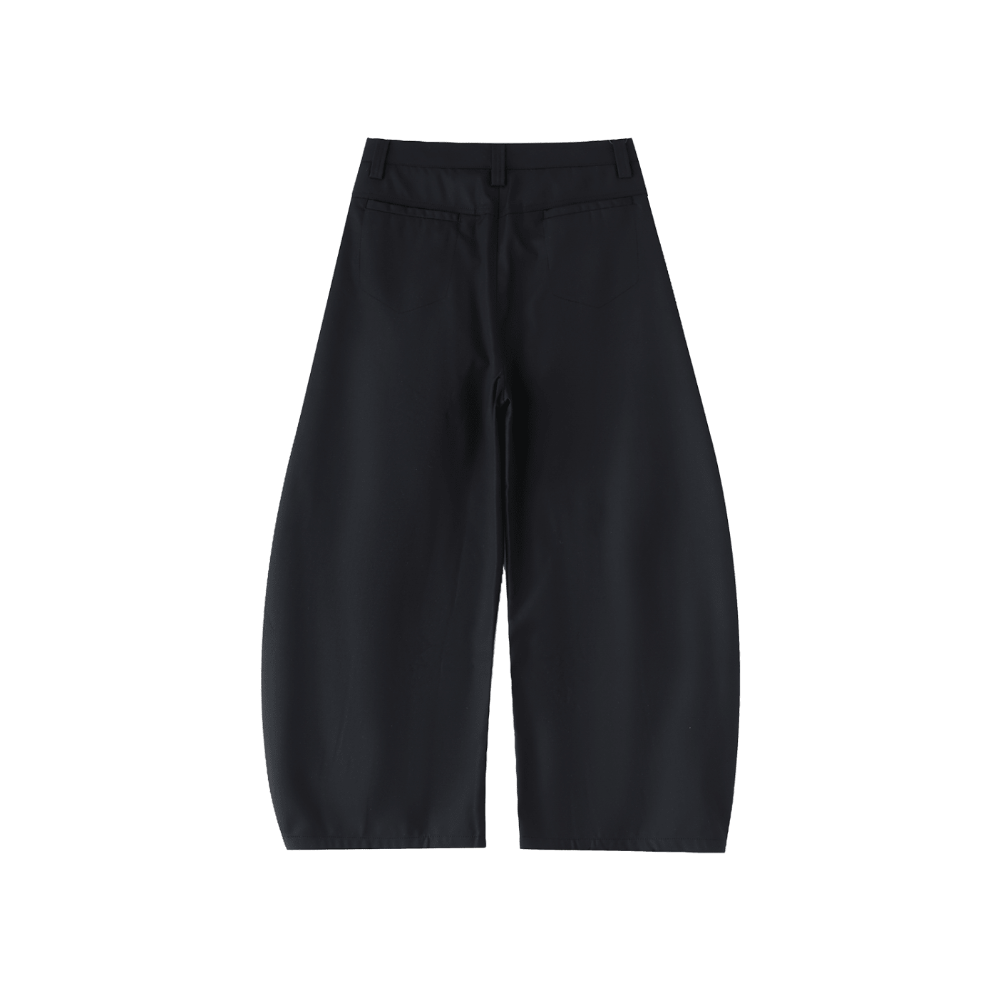 Black pants on a white background