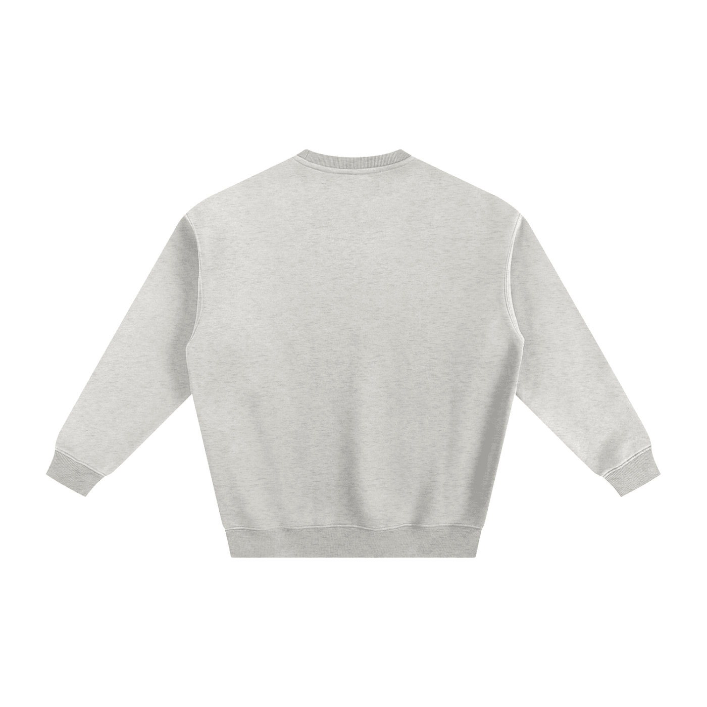 Gray sweatshirt on a white background
