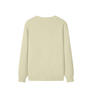 Beige long-sleeve shirt on a white background
