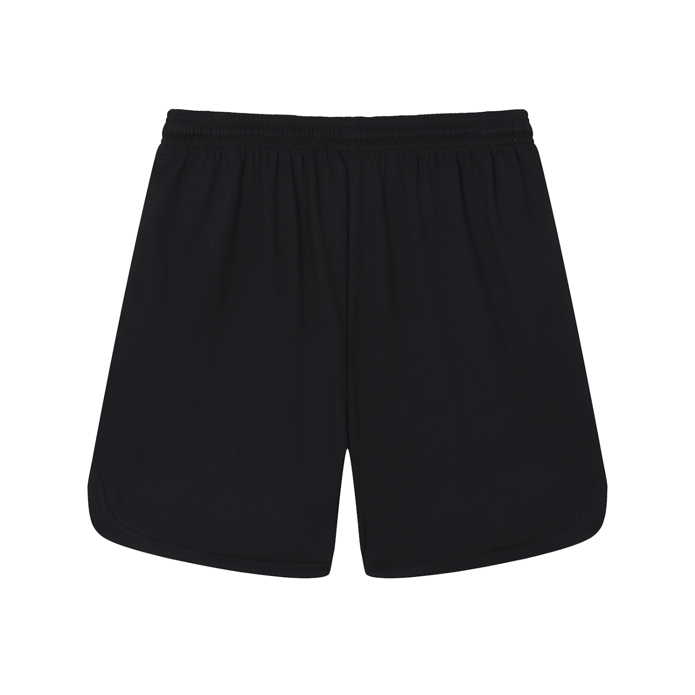 Black shorts on a white background