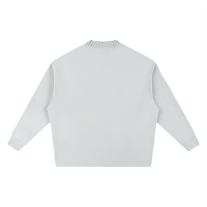 Light gray long-sleeve shirt on a white background