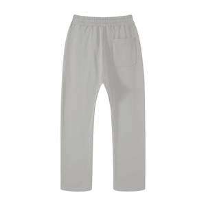 Light gray pants on a white background