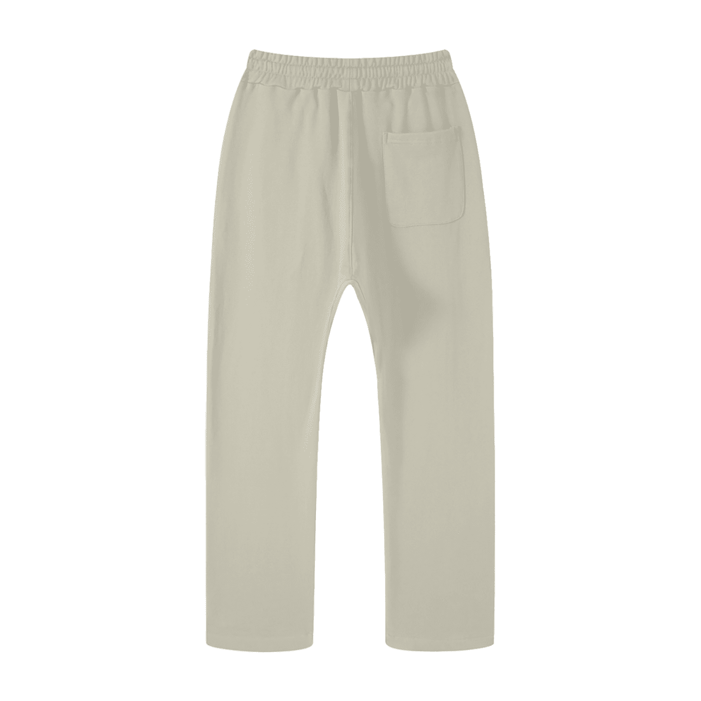Beige pants on a white background
