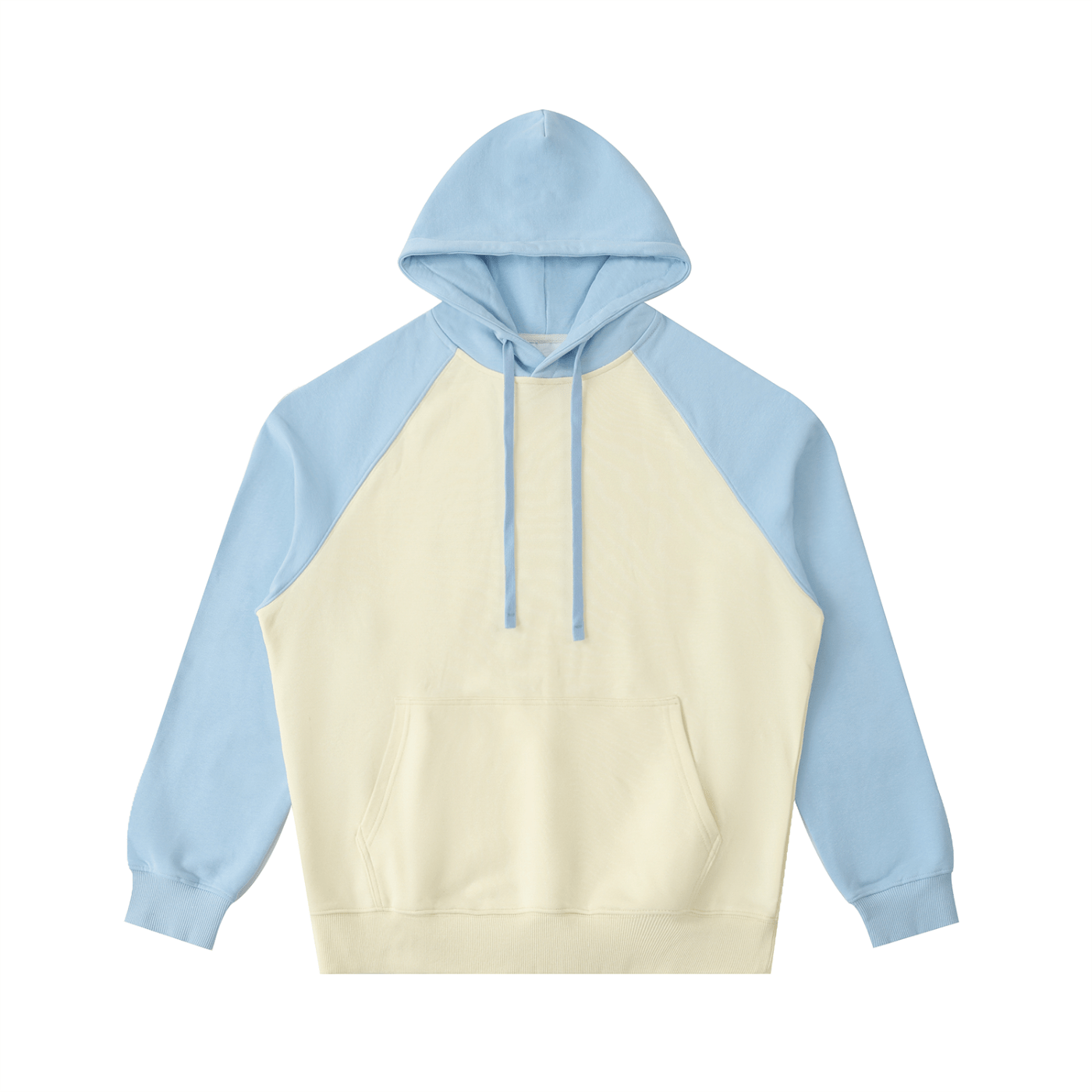 Color Block Raglan Sleeve Hoodie