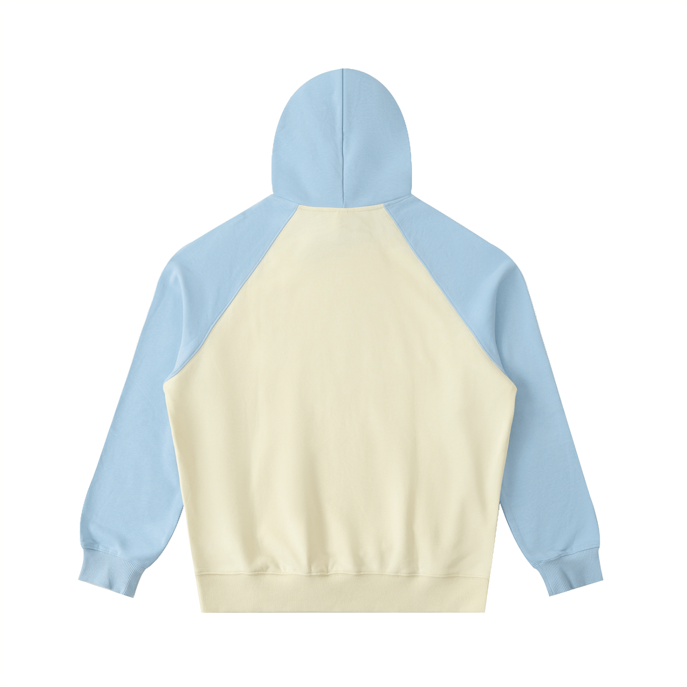 Color Block Raglan Sleeve Hoodie