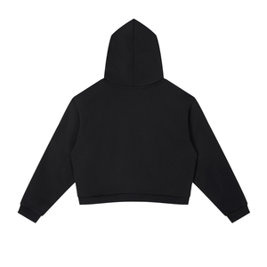 Black hoodie on a white background