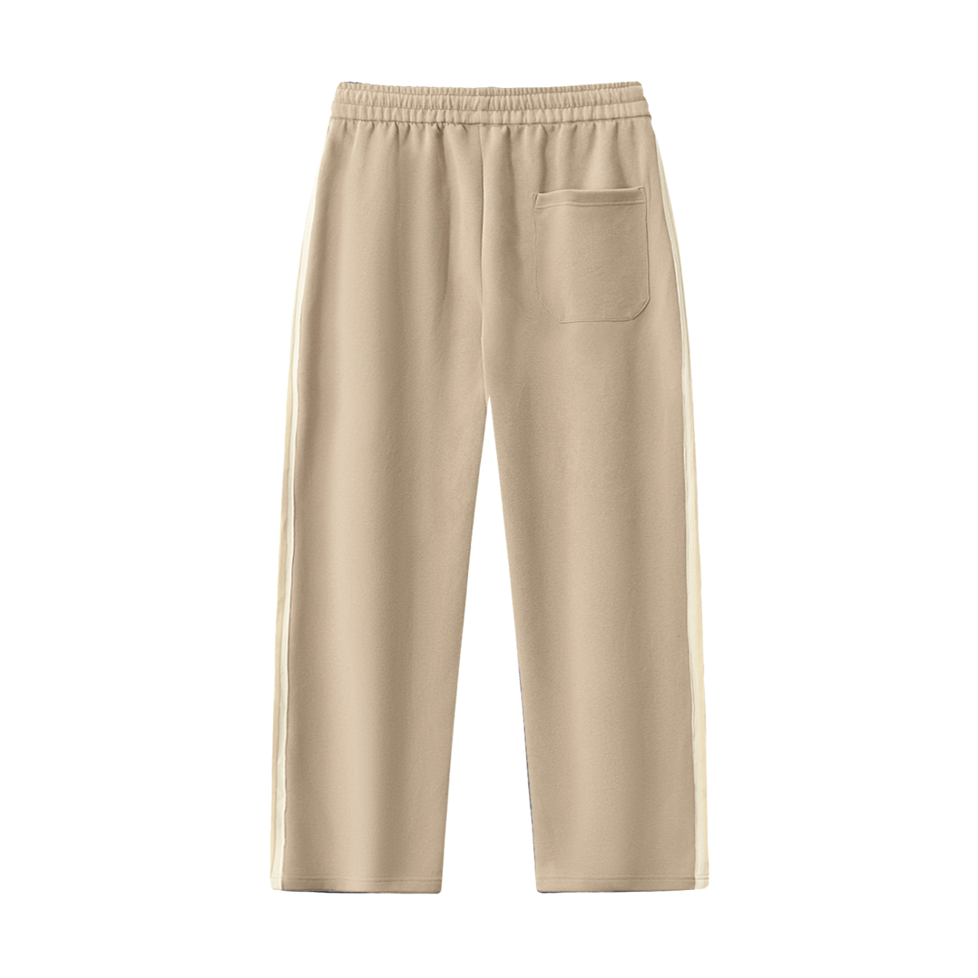 Beige sweatpants on a white background