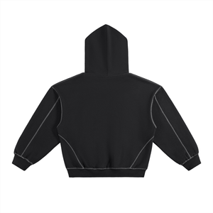Black hoodie on a white background