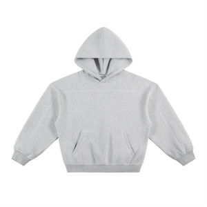 Gray hoodie on a white background